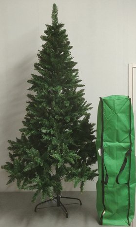 Kunstkerstboom 180cm hoog - inclusief opbergtas - 950 takken mooi vol